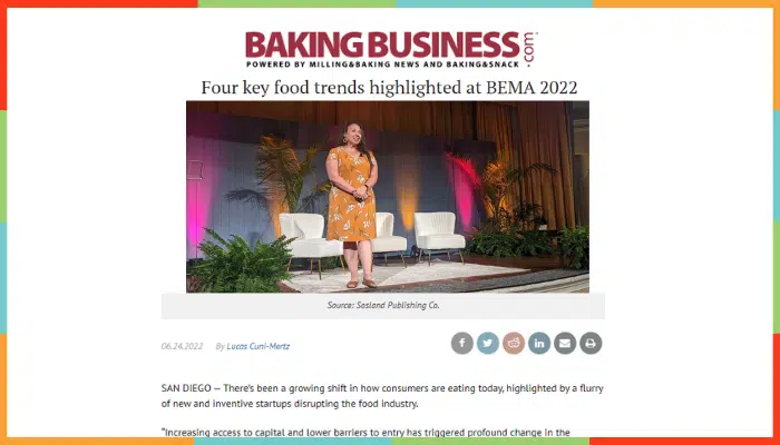 Four key food trends highlighted at BEMA 2022