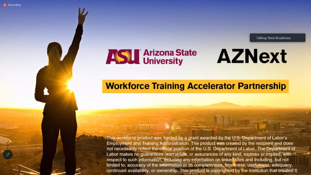 AZNext and Workforce Development Opportunities