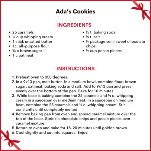 BEMA Holiday Cookie Recipe