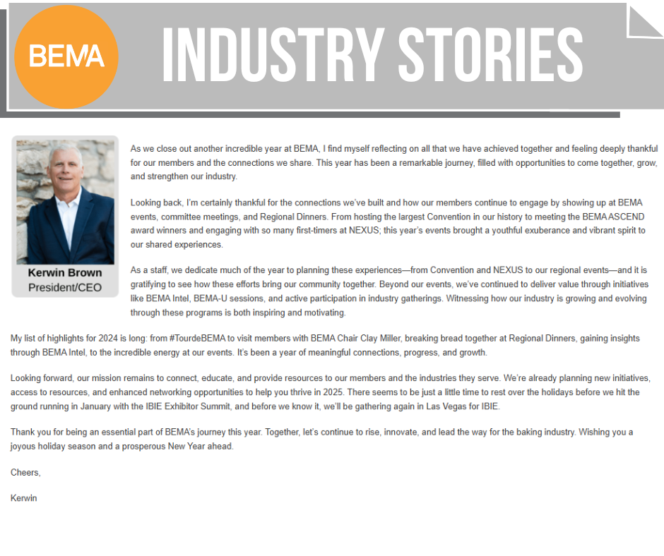 CEO Insights Reflecting on a Year of Growth, Connection, and Innovation at BEMA