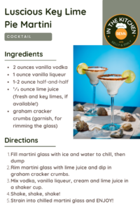 Luscious Key Lime Pie Martini